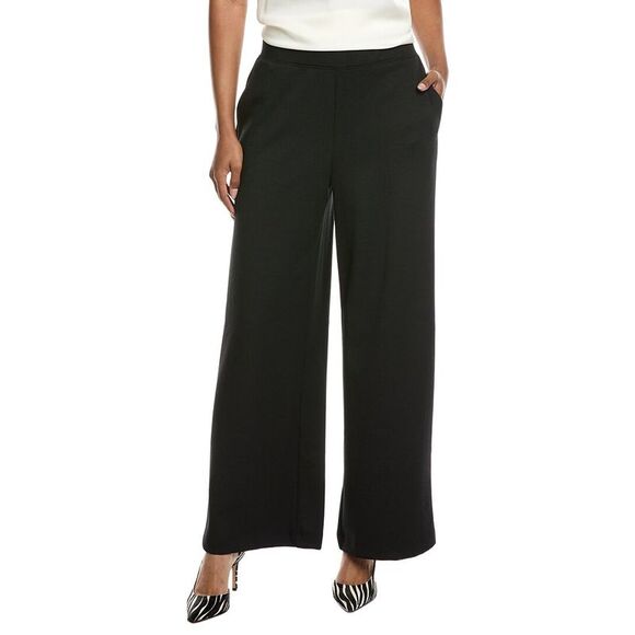 L’Agence Womens L'agence Darcelle High-Rise Pull-On Wide Leg Pant Black
